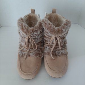 Lucky Brand Faux Fur Ankle Booties Size 7M NWOT